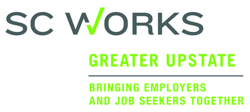 Logo for SC Works of the Greater Upstate.  Tagline says 'Bringing Employers and Job Seekers Together'
